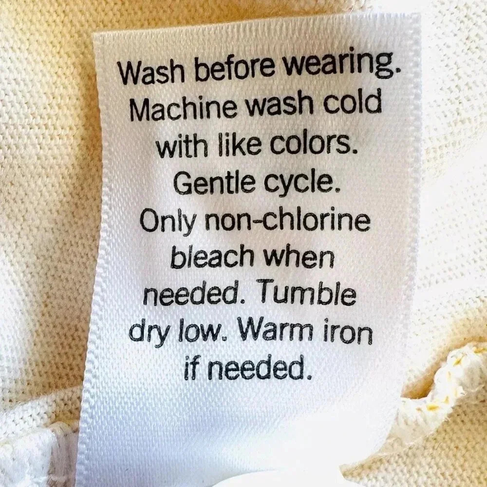 NWT SO Juniors Long Sleeve Pullover Collared Neck Striped Yellow Shirt Size XL - Picture 12 of 12